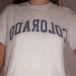 colorado shirt cropped from brandy melville